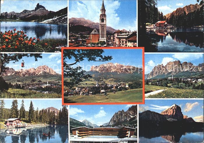 Cortina d Ampezzo Dolomiten Seilbahn Kirche