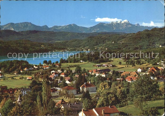 Krumpendorf Woerther See Kaernten Panorama