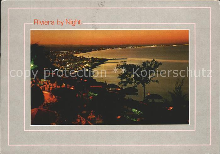 Misano Adriatico Riviera Nachtaufnahme