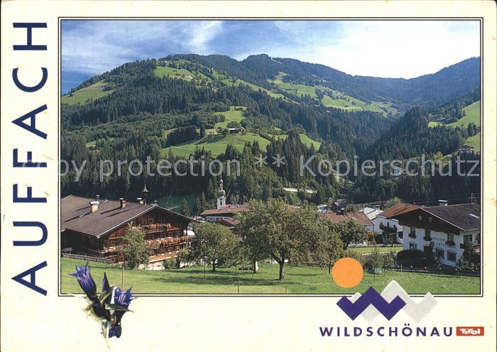Auffach Hochtal Wildschoenau Tirol