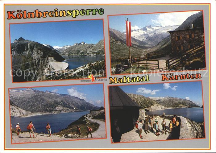 Maltatal Kaernten Koelnbreinsperre Osnerbruecker Huette Stausee Kapelle