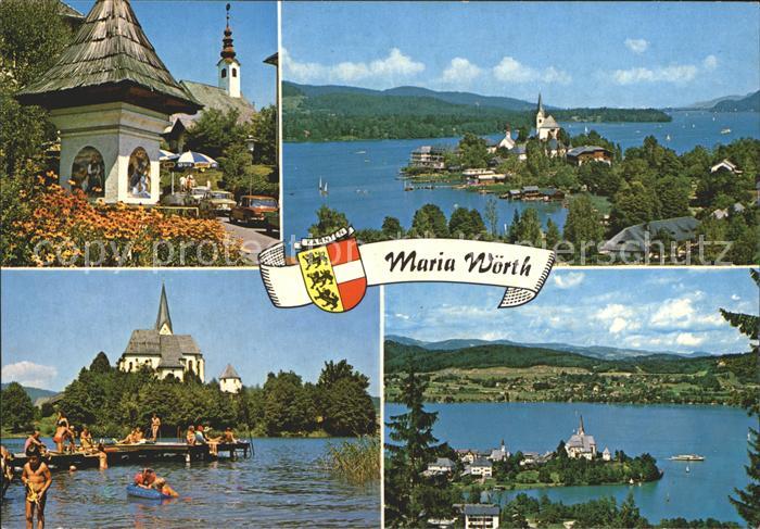 Maria Woerth Woerthersee Kaernten Kirchenanlage