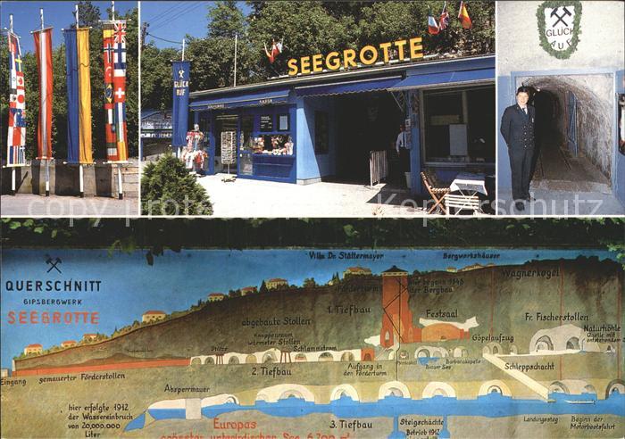 Hinterbruehl Niederoesterreich Seegrotte Querschnitt