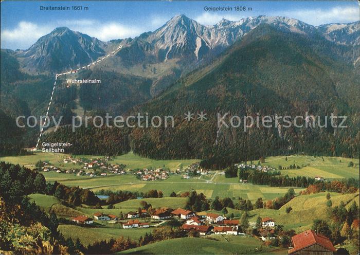 Ettenhausen Schleching Geigelstein Luftkurort Panorama