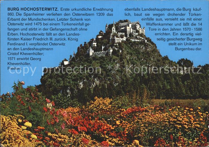 Hochosterwitz Burg Panorama