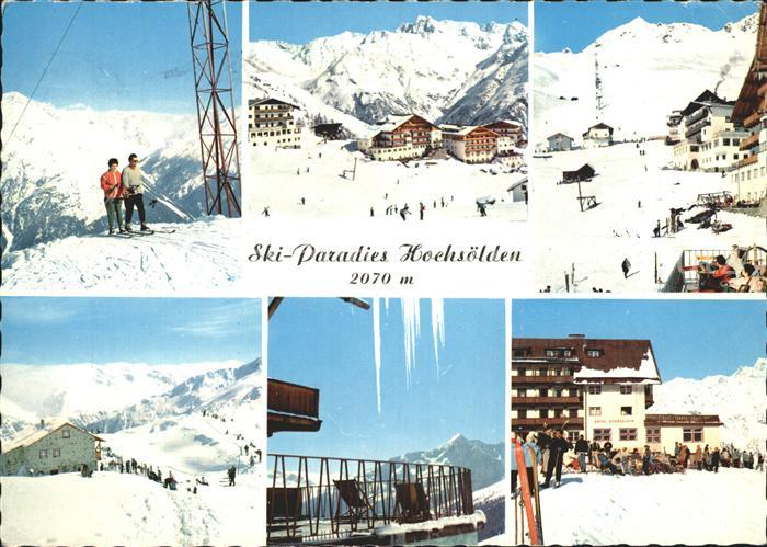 Hochsoelden Skiparadies Winterlandschaft