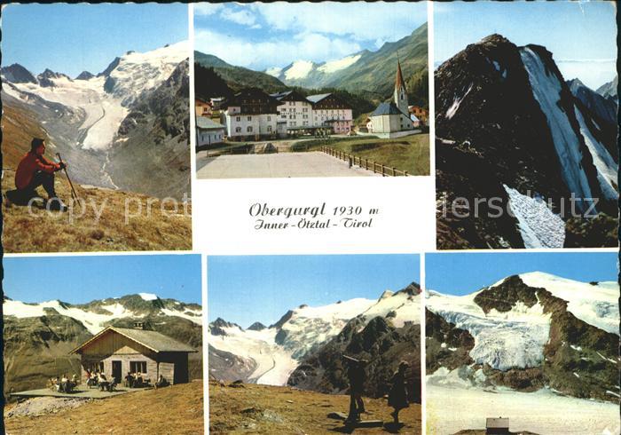 Obergurgl Soelden Tirol Wanderer Huetten Berge
