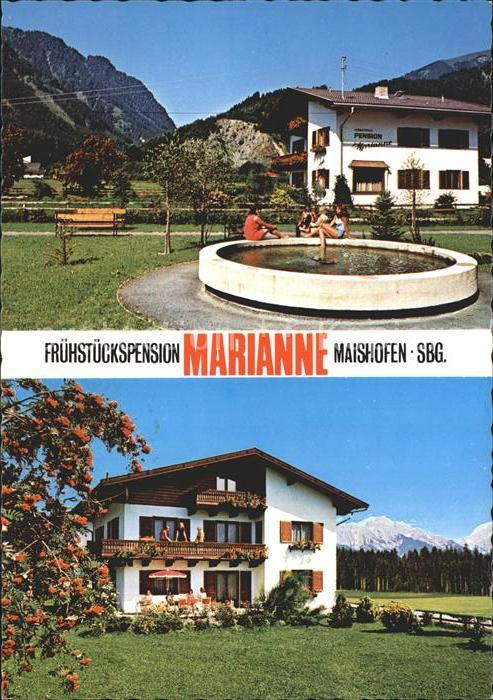 Maishofen Fruehstueckspension Marianne Brunnen