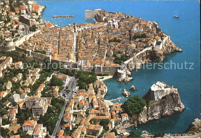 Dubrovnik Ragusa Ortsansicht