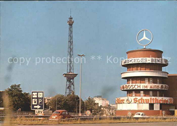 BERLIN  CITY Funkturm Werbesaeule