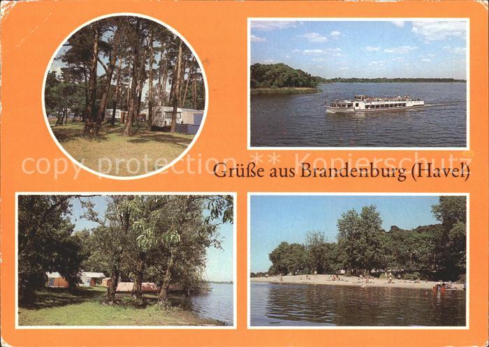 Brandenburg Havel Campingplatz Breitlingsee Insel Kiehnwerder Badestelle Malge