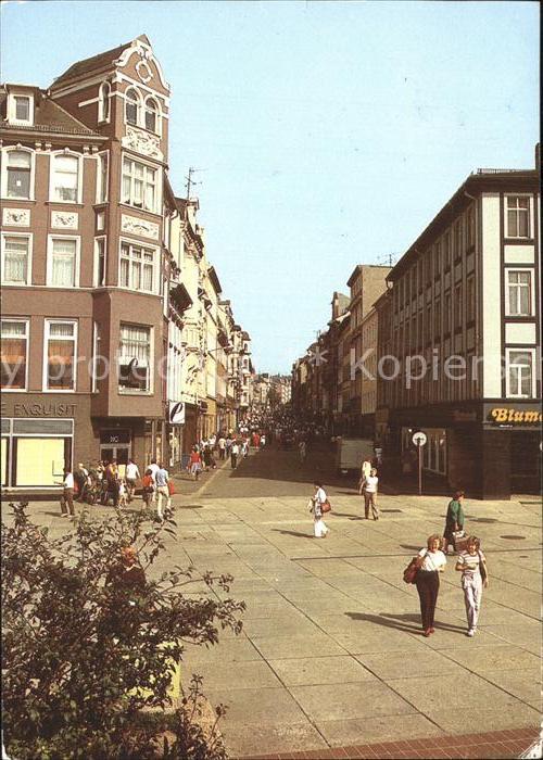 Gera Blick zur Sorge Fussgaengerzone
