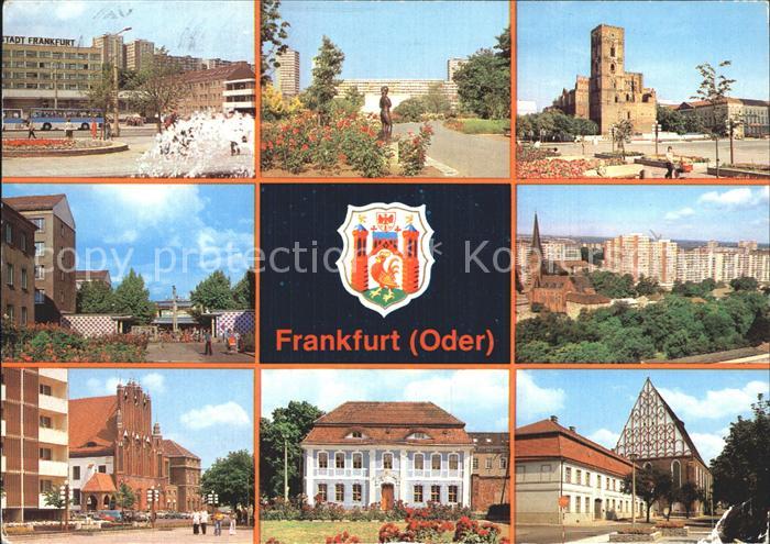 Frankfurt Oder Rathaus Botanischer Garten Marienkirche Konzerthalle