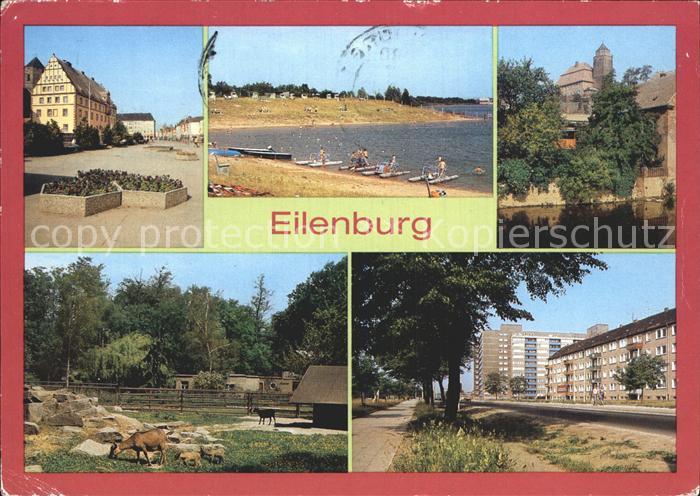 Eilenburg Markt Sorbenburg Tierpark Naherholungsgebiet