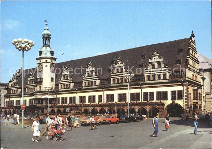 LEIPZIG Sachsen Messestadt Altes Rathaus Markt
