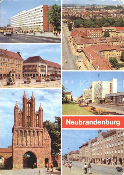Neubrandenburg Friedlaender Tor Hotel Vier Tore Ernst Thaelmann Strasse Rat des