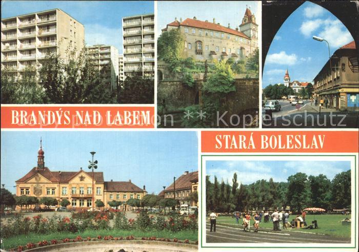 Stara Boleslav Stadtansichten Burg Kirche Rathaus