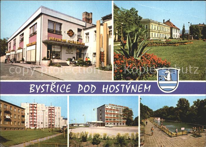 Bystrice pod Hostynem Schwimmbad Teilansichten Gottwalda