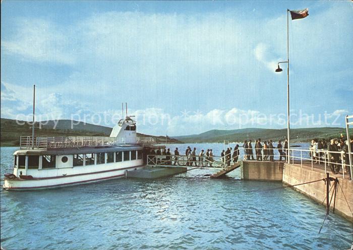 Brno Bruenn Stausee Schiffsanlegestelle