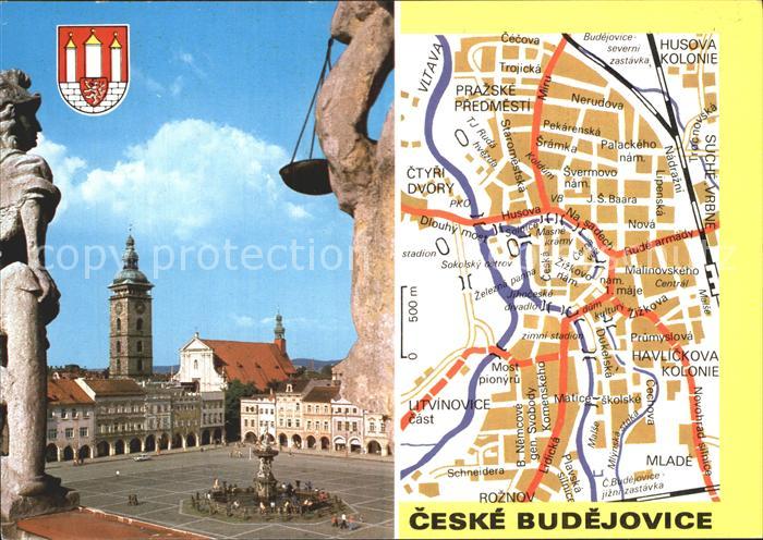 Ceske Budejovice Stadtplan Marktplatz