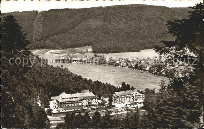 Herrenalb Bad Herrenalb Panorama Kurort im Schwarzwald