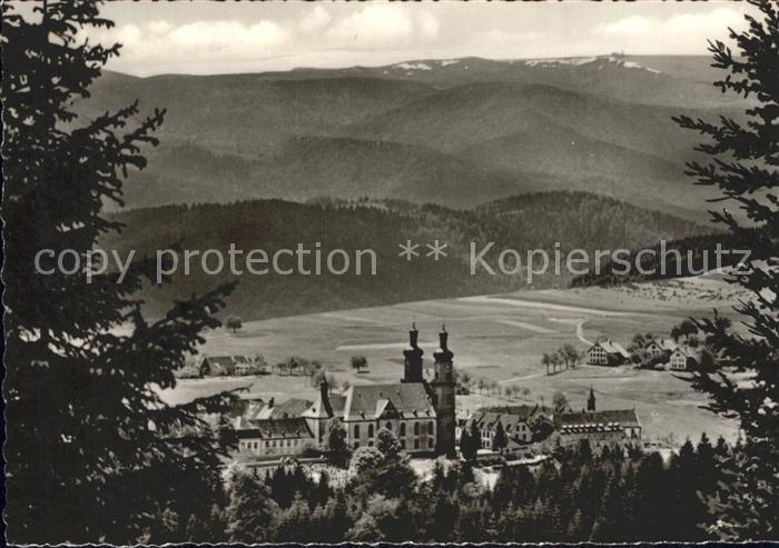 St Peter Schwarzwald Panorama mit Blick auf den Feldberg