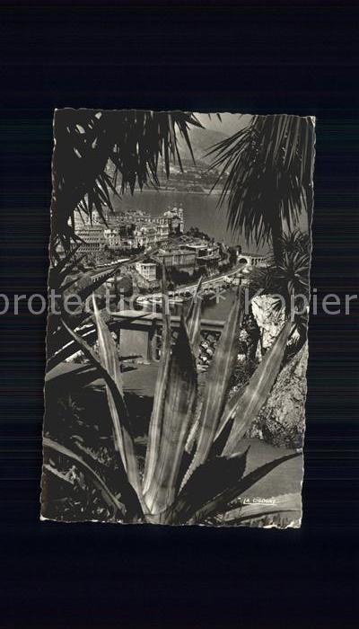 Monte-Carlo Casino vu du Jardin Exotique