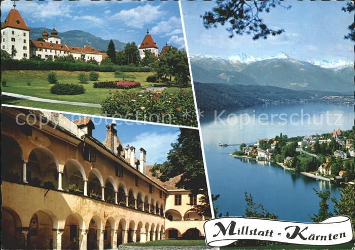 Millstatt Millstaettersee Alpenpanorama Stift Kloster