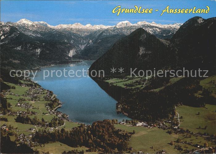 Grundlsee Steiermark Panorama Steirisches Salzkammergut Alpensee Alpenkette Flie