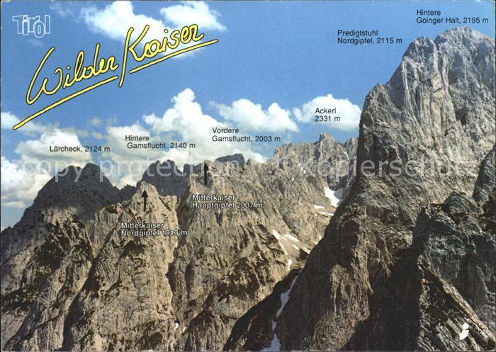 Wilder Kaiser Gebirgspanorama Kletterparadies