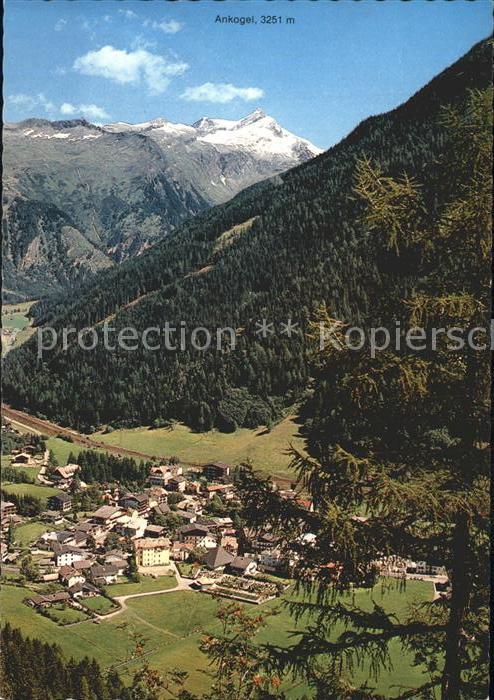 Mallnitz Kaernten Hoehenluftkurort Blick gegen Seebachtal Akogelgruppe