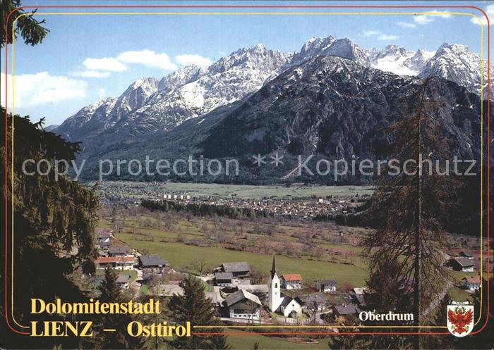 Lienz Tirol Gesamtansicht mit Dolomiten