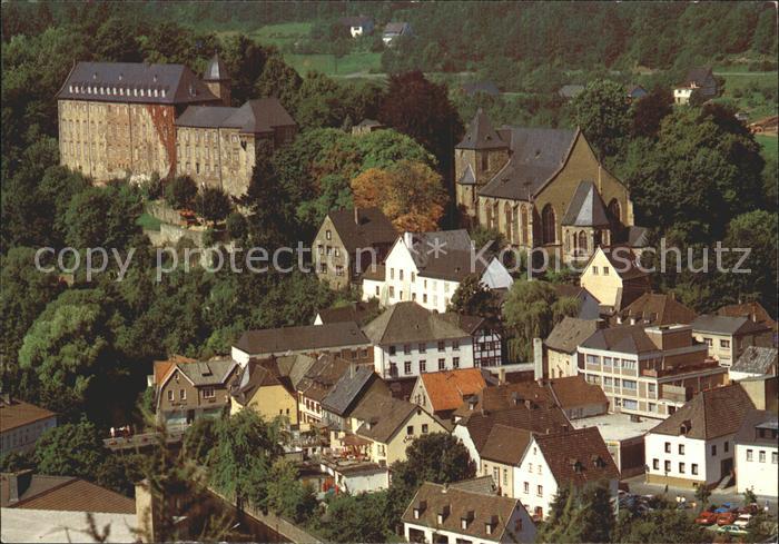 Schleiden Eifel Teilansicht Luftkurort Kirche Schloss Naturpark Nordeifel