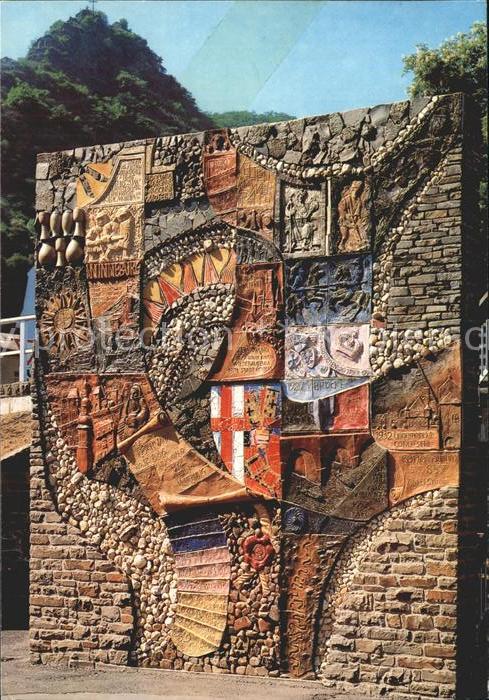 Cochem Mosel Keramik Mosaik Stammbaum der Stadt Cochem