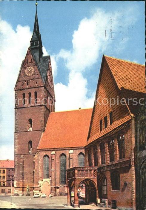 HANNOVER  CITY Altes Rathaus Marktkirche