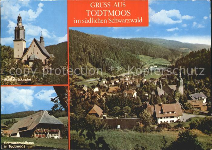 Todtmoos Schwarzwald BW Heilklimatischer Kurort Schwarzwald Wallfahrtskirche Sch