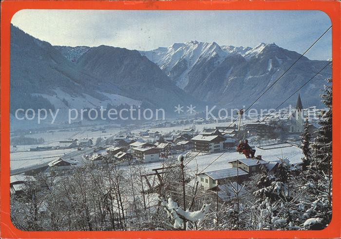 Neukirchen Grossvenediger Wildkogelbahn Wintersportplatz Alpenpanorama