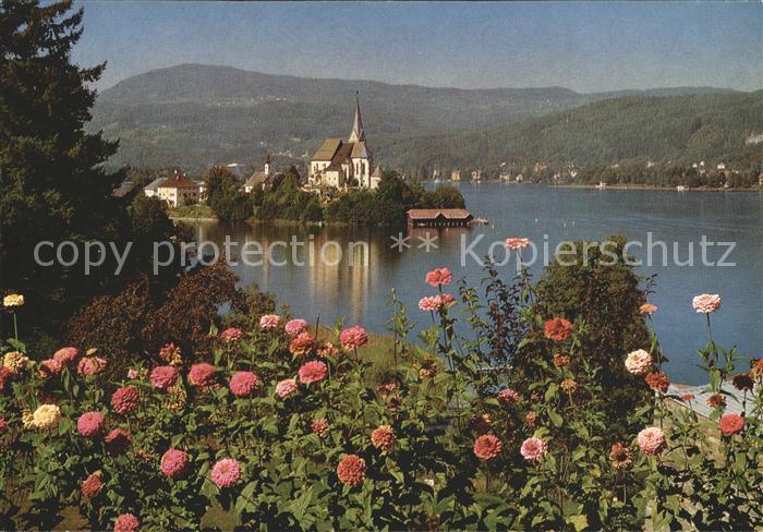 Maria Woerth Woerthersee Blumen Kirche