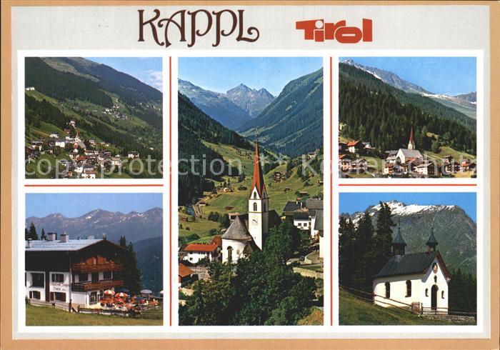 Kappl Tirol Panorama Paznauntal Kirche Kapelle Alpenpanorama