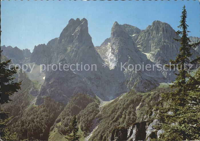 Wilder Kaiser Blick vom Feldberg auf Predigtstuhl Gebirgspanorama