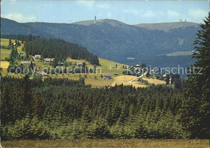 Baerental Feldberg Panorama Feldbergturm