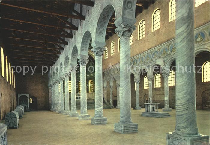 Ravenna Italia Basilica S Apollinare in Classe sec VI Interno Basilika