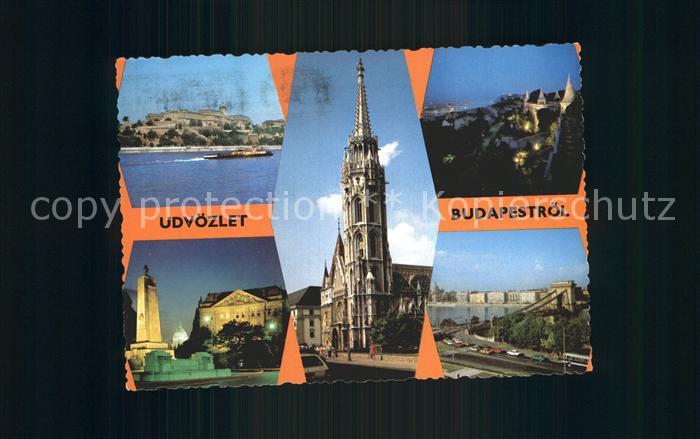 Budapest Teilansichten Sehenswuerdigkeiten Kirche Denkmal