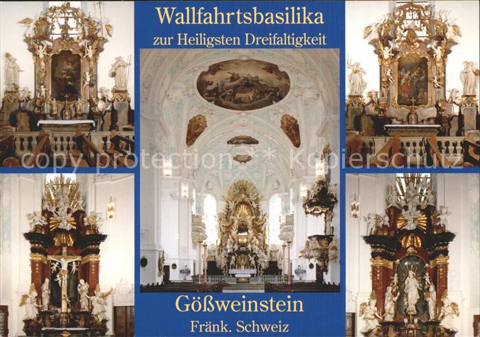 Goessweinstein Wallfahrtsbasilika Barock Altar Fresken