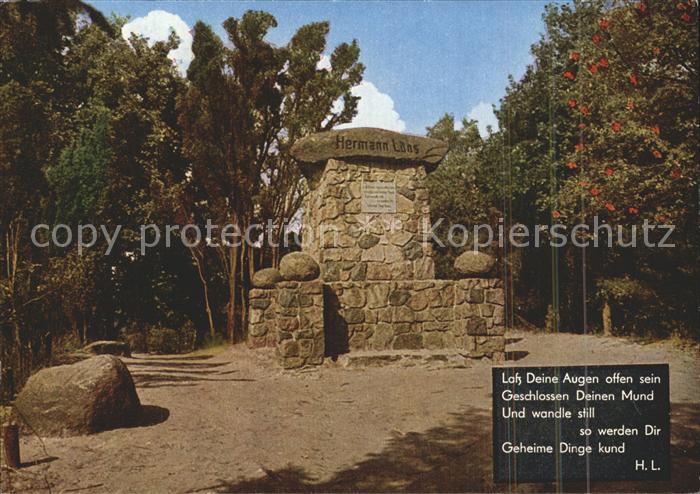 Fallingbostel Hermann Loens Grab Tietlinger Wacholderpark Lueneburger Heide Gedi