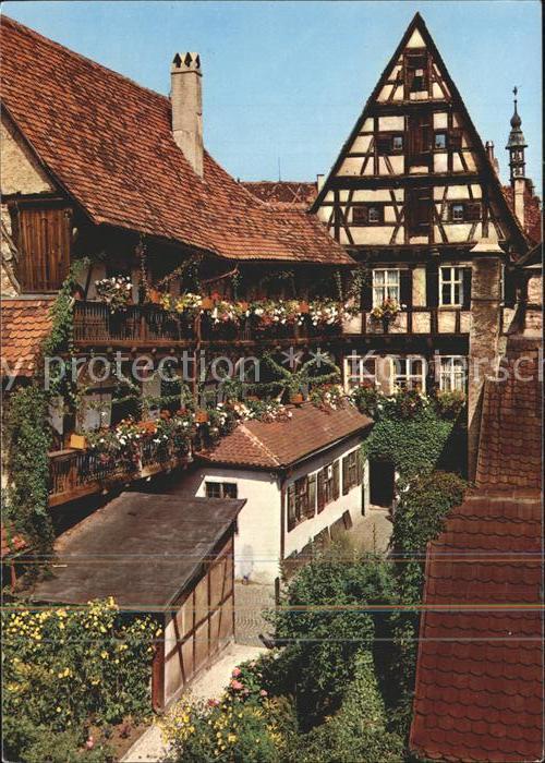 Dinkelsbuehl Hezelhof Fachwerkhaus 1000jaehrige Stadt