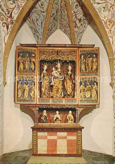 Ossiach Stiftskirche spaetgotischer Fluegelaltar ehem. Stift