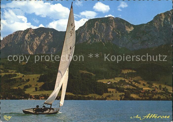 Attersee Segelsport Hoellengebirge