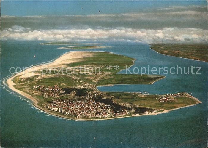 Norderney Nordseebad Nordseeinsel Luftbild aus 1000 m Flughoehe