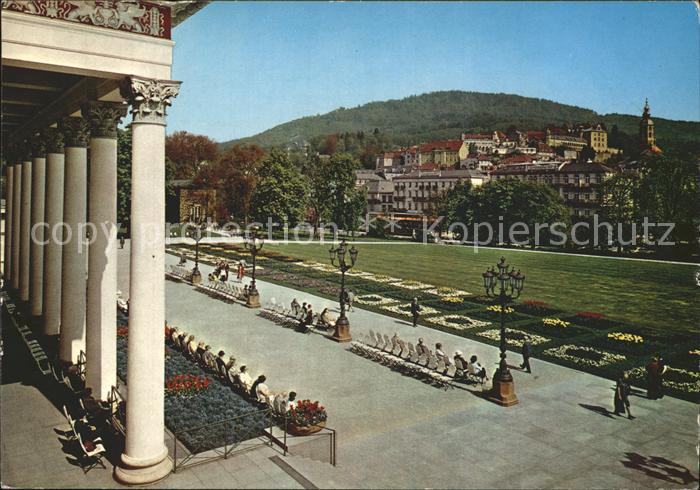 BADEN-BADEN BW Blick vom Casino zur Stadt Weltbad Schwarzwald